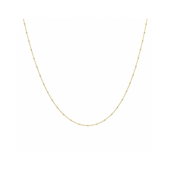 9k collier bolletjes 41 + 3 cm - 42740