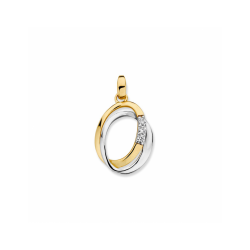 Hanger bicolor zirkonia - 42780