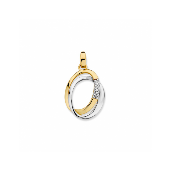 Hanger bicolor zirkonia - 42780