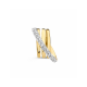 Hanger geelgoud zirkonia - 42775