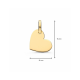 Hanger geelgoud - 42776